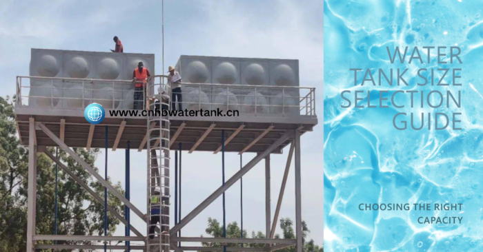 Dimension and Capacity Guide for Overhead Water Tanks