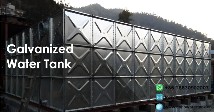 Galvanized water tanks