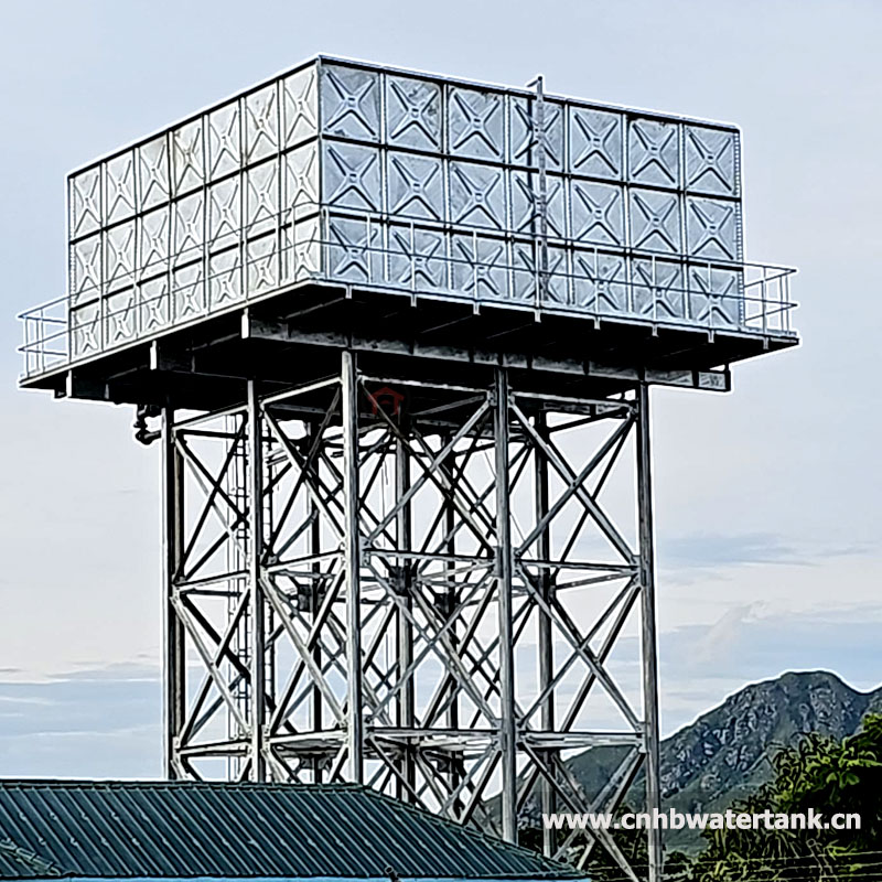 Elevated HDG Sectional Water Tank