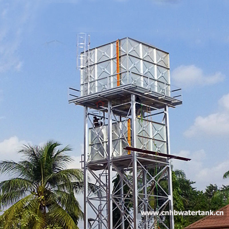 Elevated Water Tank Galvanized Steel