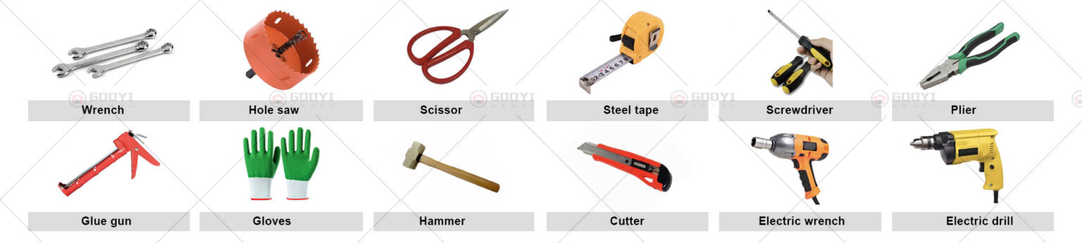 Sectional Panel Water Tank Installation Tools