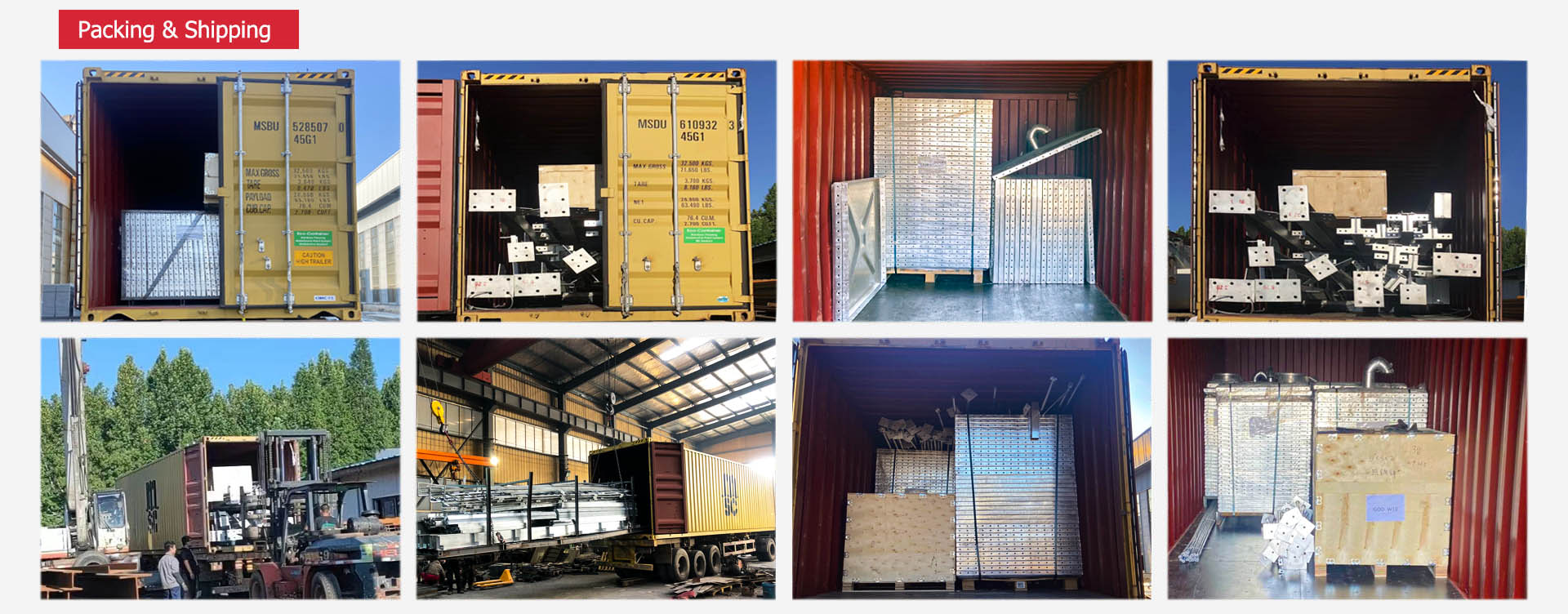 Packing of HDG Water Tank