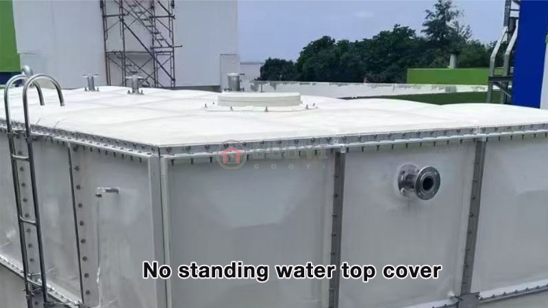 No standing water top cover GRP FRP Water Tank1