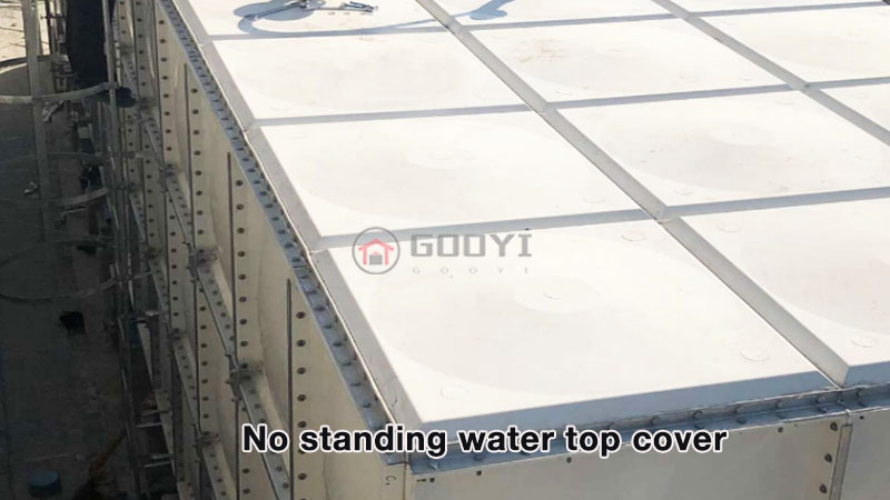 No standing water top cover GRP FRP Water Tank2