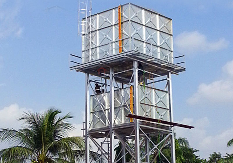 Elevated Water Tank Galvanized Steel Elevated Water Tank Galvanized Steel