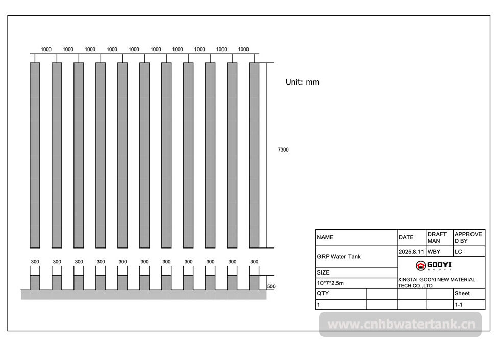 HDG Water Tank Drawing2